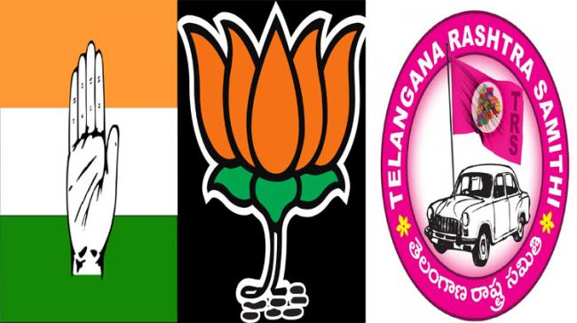 Congress,Bharatiya Janata Party,Telangana Rashtra Samithi Congress,Bharatiya Janata Party,Telangana Rashtra Samithi - Sakshi Post