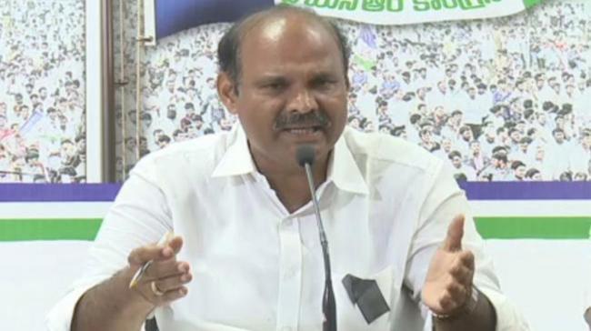 K Parthasarathi,Addressing a press Conference here at the party office K Parthasarathi,Addressing a press Conference here at the party office - Sakshi Post