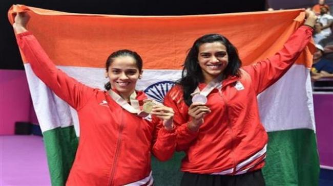 Badminton women’s singles players &amp;lt;a href=&amp;quot;https://www.sakshipost.com/topic/pv%20sindhu&amp;quot;&amp;gt;P.V. Sindhu&amp;lt;/a&amp;gt; and veteran Saina Nehwal - Sakshi Post