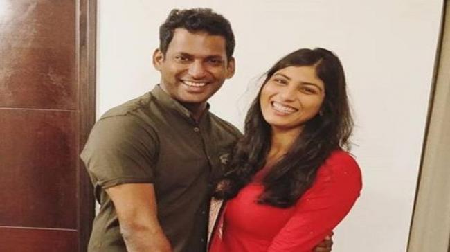 Vishal, Anisha - Sakshi Post