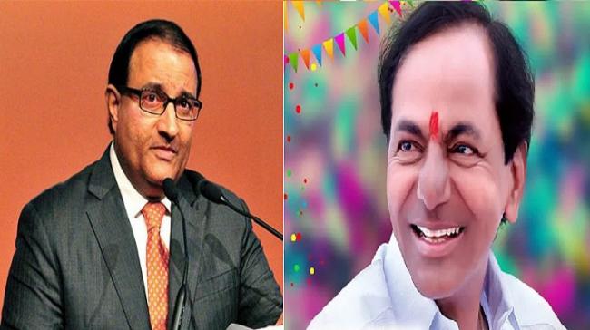 Singapore’s Trade&amp;amp;nbsp; Minister, S Iswaran and Chief Minister K Chandrasekhar Rao - Sakshi Post