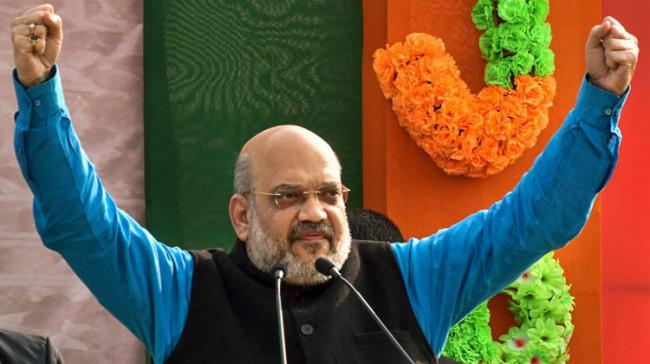 Gathbandhan, An Alliance Of Power-Seekers: Amit Shah In Varanasi Gathbandhan, An Alliance Of Power-Seekers: Amit Shah In Varanasi - Sakshi Post