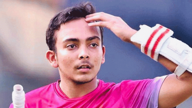 Prithvi Shaw (file photo) Prithvi Shaw (file photo) - Sakshi Post