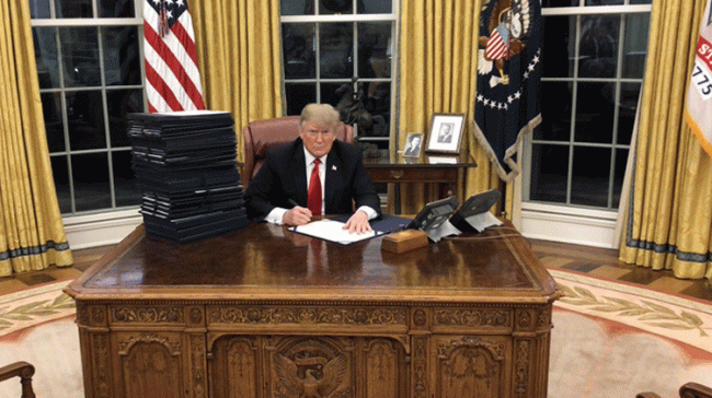 President of&amp;amp;nbsp; the USA Donald Trump - Sakshi Post