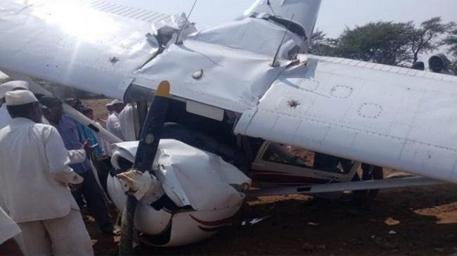Civilian Trainer Aircraft crashes - Sakshi Post