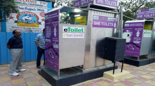 Exclusive Free-To-Use Ladies Toilet Launched In Hyderabad - Sakshi Post