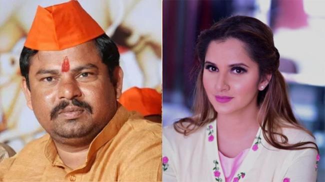 BJP MLA Raja Singh, Sania Mirza - Sakshi Post