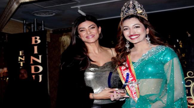 Sushmita Sen Honored Miss India Worldwide Shree Saini - Sakshi Post