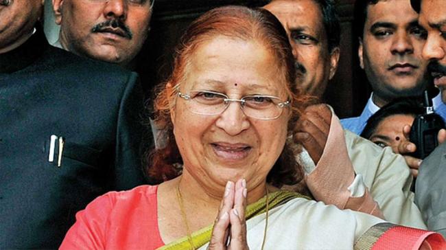 Lok&amp;amp;nbsp; Sabha Speaker Sumitra Mahajan - Sakshi Post