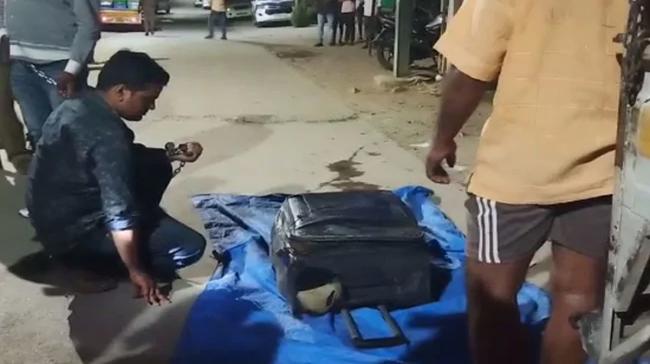 The woman’s body was found stuffed in a suitcase in Medchal The woman’s body was found stuffed in a suitcase in Medchal - Sakshi Post