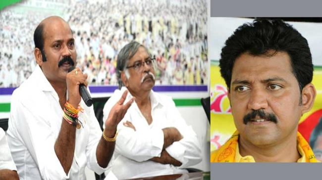 YSRCP leader Yarlagadda Venkata Rao, Inset: Vallabhaneni Vamsi,&amp;amp;nbsp; - Sakshi Post