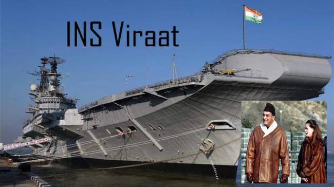 INS Viraat Inset :Rajeev  Gandhi and Sonia Gandhi - Sakshi Post