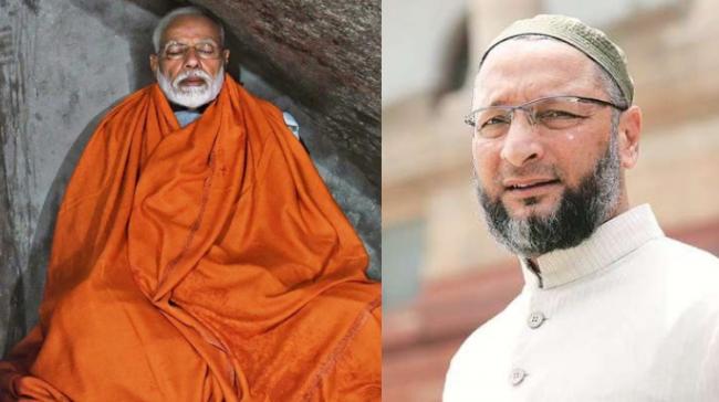 Owaisi took a dig at PM’s meditation break Owaisi took a dig at PM’s meditation break - Sakshi Post