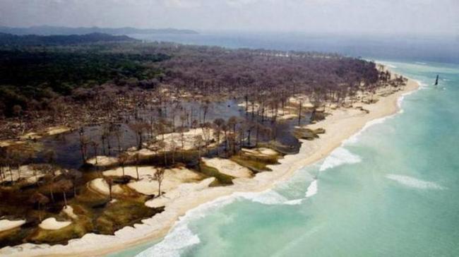 The Andaman and Nicobar archipelago is prone to earthquakes. (Representational) - Sakshi Post