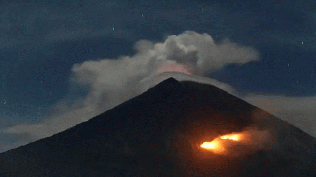 Volcano On Indonesia’s Bali Erupts - Sakshi Post