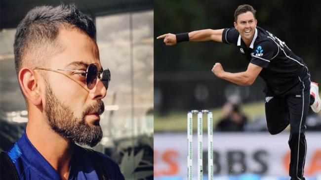 Virat Kohli , Trent Boult Virat Kohli , Trent Boult - Sakshi Post
