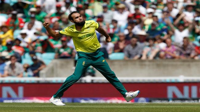 Imran Tahir admitted it was hard to keep his emotions in check as the leg-spinner made his 100th one-day international appearance - Sakshi Post