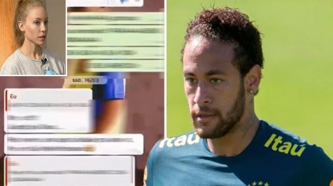 Football superstar Neymar Inset : The Victim  Najila Trindade Mendes de Souza - Sakshi Post
