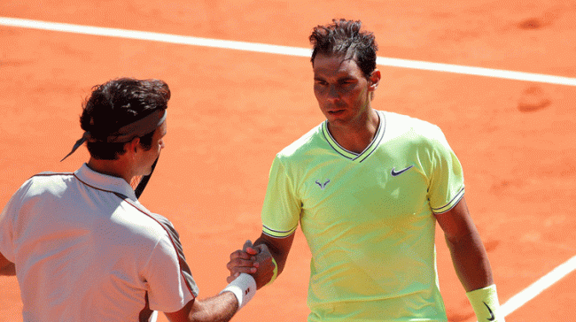 Rafael Nadal and Roger Federer&amp;amp;nbsp; - Sakshi Post