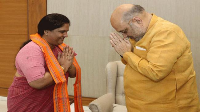 Kothapalli Geetha And Amit Shah Kothapalli Geetha And Amit Shah - Sakshi Post