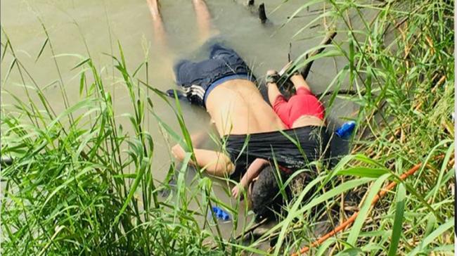 The tragedy underlying the refugee crisis was highlighted once again by a photograph of a drowned father and his daughter - Sakshi Post