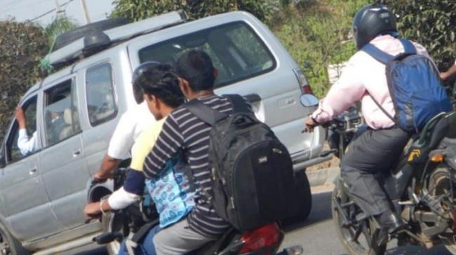 A biker learned a life lesson from the Hyderabad Traffic Police - Sakshi Post