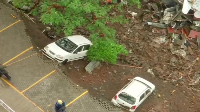 Site of wall collapse (Pic courtesy: ANI) Site of wall collapse (Pic courtesy: ANI) - Sakshi Post