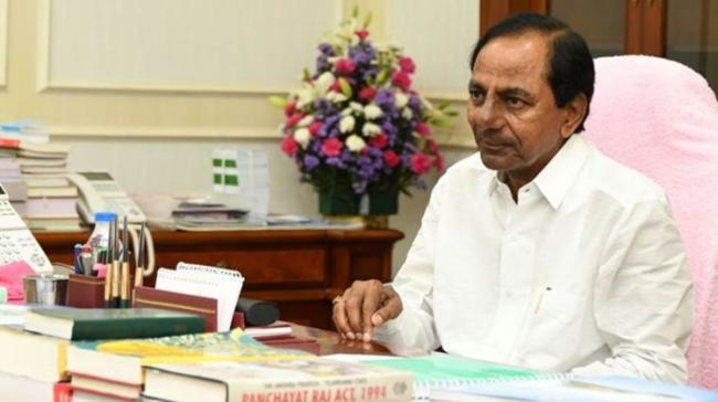 KCR In his office (File Image) - Sakshi Post