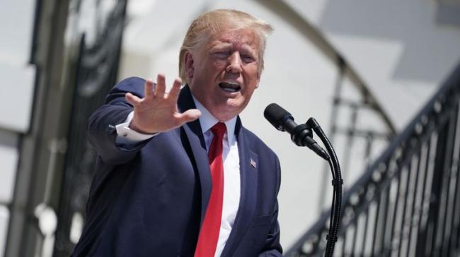The Democratic party, which has a majority in the House of Representatives, introduced a resolution on Monday condemning the tweets of US President Donald Trump The Democratic party, which has a majority in the House of Representatives, introduced a resolution on Monday condemning the tweets of US President Donald Trump - Sakshi Post