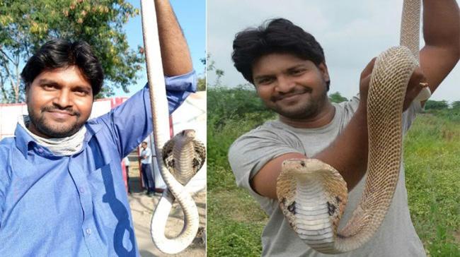 Srinivas never recoiled in fear at the sight of a snake like normal mortals do - Sakshi Post