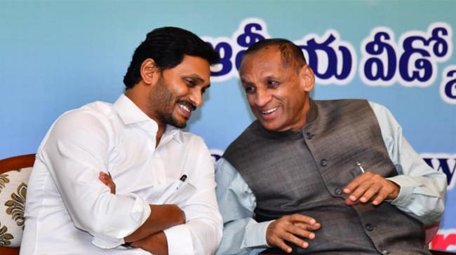 AP CM YS Jagan Mohan Reddy With Outgoing Governor ESL Narasimhan - Sakshi Post