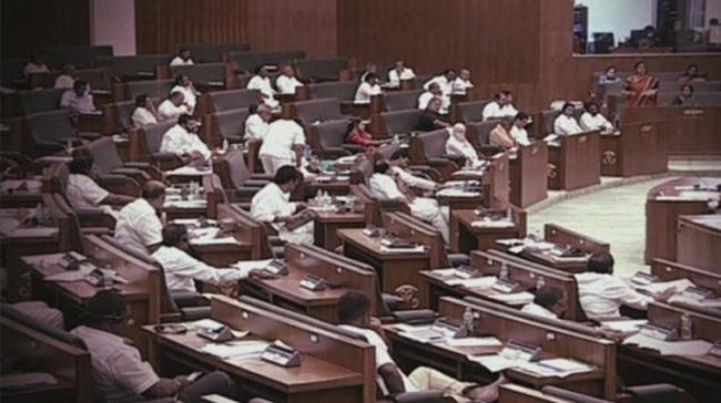 After 14 days of heated debate and enacting 20 key bills, the Andhra Pradesh Legislative Assembly was adjourned sine die by Speaker Tammineni Sitaram - Sakshi Post