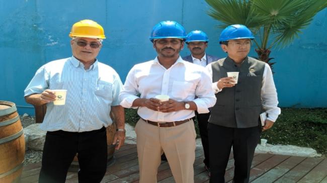 YS Jagan in H2ID desalination facility in Hadera - Sakshi Post