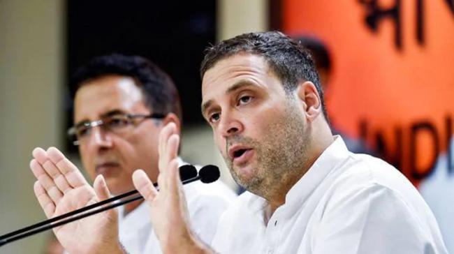 Outgoing Congress President Rahul Gandhi on Tuesday hit out at the government over its decision to revoke Article 370 of the Constitution - Sakshi Post