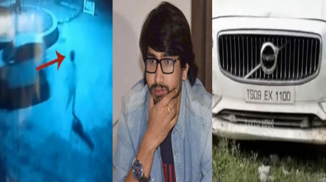 Raj Tarun Caught On CCTV Fleeing The Accident Scene - Sakshi Post
