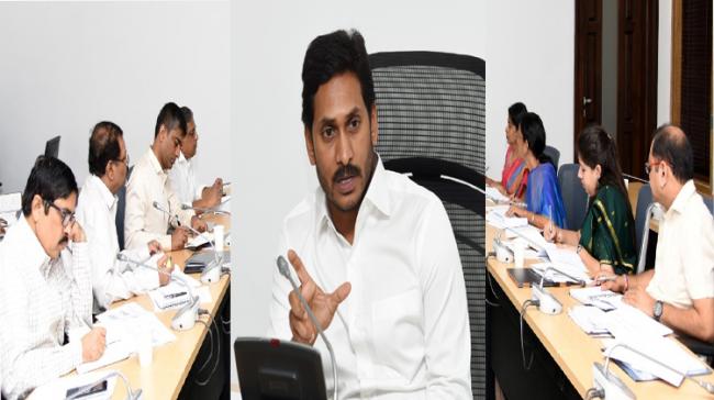 YS Jagan Mohan Reddy With Women and Child Welfare Department  Minister &amp;amp;amp; Officials - Sakshi Post