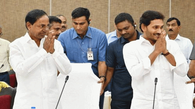 Chief Ministers of Telangana and Andhra Pradesh K Chandrasekhar Rao and Y S Jagan Mohan Reddy Chief Ministers of Telangana and Andhra Pradesh K Chandrasekhar Rao and Y S Jagan Mohan Reddy - Sakshi Post