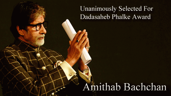 Amitabh Bachchan to be honoured the prestigious Dadasaheb Phalke Award Amitabh Bachchan to be honoured the prestigious Dadasaheb Phalke Award - Sakshi Post