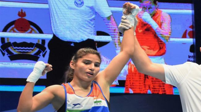 Debutant Manju Rani (48kg) was the lone Indian to enter the final, while six-time champion M C Mary Kom (51kg) and two others signed off with bronze medals - Sakshi Post