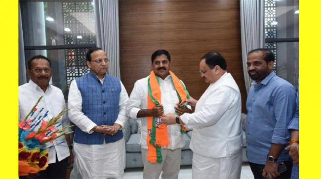 Chadipirala Adi Narayana Reddy joined the BJP in the presence of the party’s working president JP Nadda and national general secretary Arun Singh o - Sakshi Post
