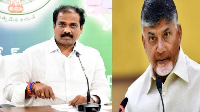 AP Minister Kannababu Slams Chandrababu Naidu AP Minister Kannababu Slams Chandrababu Naidu - Sakshi Post