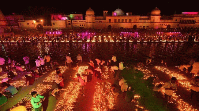 Ayodhya Deepotsav Ayodhya Deepotsav - Sakshi Post