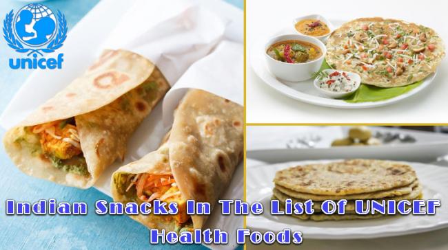Indian Paneer Kathi Rolls, Uttapam, Sprouted Dal Paratha In The List Of  UNICEF Healthy Recipes Indian Paneer Kathi Rolls, Uttapam, Sprouted Dal Paratha In The List Of  UNICEF Healthy Recipes - Sakshi Post