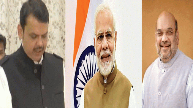 Modi, Shah Congratulate Maha CM Fadnavis, Dy CM Ajit Pawar - Sakshi Post