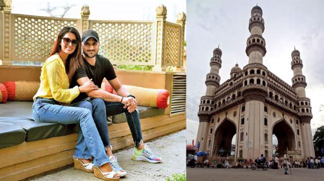 Harbhajan Singh And Geeta Basra In Love With The City Of Nizams ! - Sakshi Post
