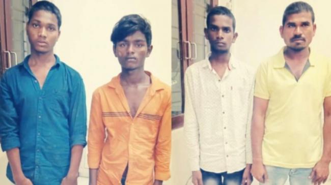 The four accused in the vet doctor murder case The four accused in the vet doctor murder case - Sakshi Post