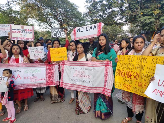 Protestors at Indira park in Hyderabad - Sakshi Post