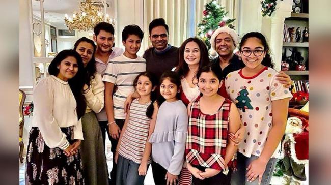 Namrata Shares Perfect Fam Jam Moment From Christmas Party - Sakshi Post