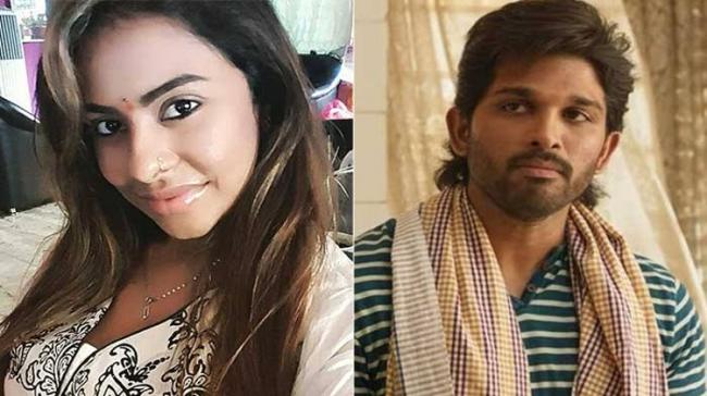 Sri Reddy, Allu Arjun - Sakshi Post