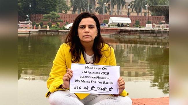 Yogita Bhayana, a social activist, who runs a foundation called “PARI - People Against Rapes in India - Sakshi Post